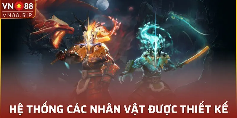 Tập hợp các nhân vật trong game mà hội viên cần nắm